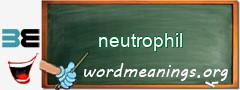 WordMeaning blackboard for neutrophil